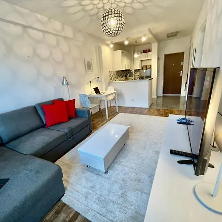 公寓 Decor 2 Metro Fast Wifi 55'tv Netflix Hbo Cozy 华沙